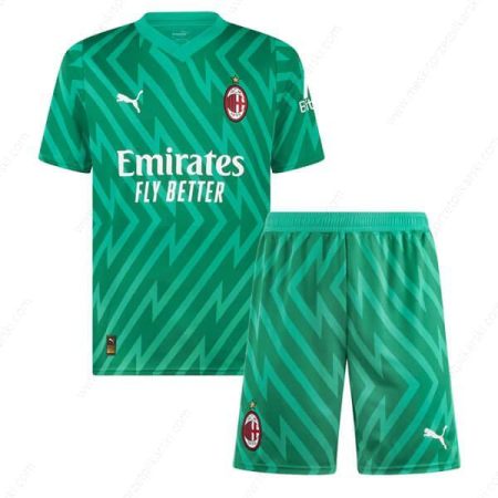 Koszulka AC Milan Goalkeeper Zestaw piłkarski dla dzieci 23/24 – Koszulki Piłkarskie