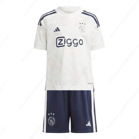 Koszulka Ajax Koszulka Wyjazdowa Zestaw piłkarski dla dzieci 23/24 – Koszulki Piłkarskie