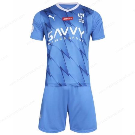 Koszulka Al Hilal SFC Główna Zestaw piłkarski dla dzieci 23/24 – Koszulki Piłkarskie