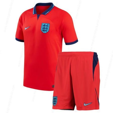 Koszulka Anglia Koszulka Wyjazdowa Zestaw piłkarski dla dzieci 2022 – Koszulki Piłkarskie