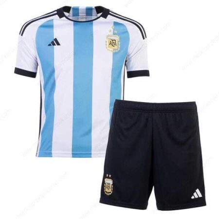 Koszulka Argentina Główna Zestaw piłkarski dla dzieci 22/23 – Koszulki Piłkarskie