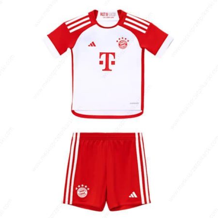 Koszulka Bayern Munich Główna Zestaw piłkarski dla dzieci 23/24 – Koszulki Piłkarskie