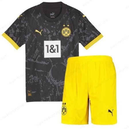 Koszulka Borussia Dortmund Koszulka Wyjazdowa Zestaw piłkarski dla dzieci 23/24 – Koszulki Piłkarskie