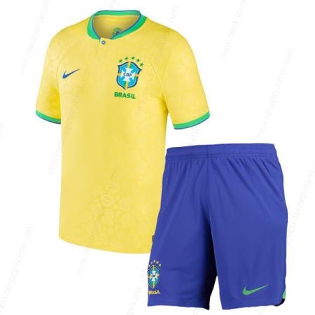 Koszulka Brazylia Główna Zestaw piłkarski dla dzieci 2022 – Koszulki Piłkarskie