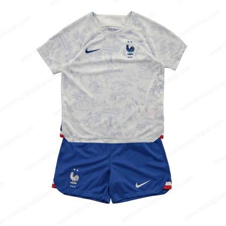 Koszulka Francja Koszulka Wyjazdowa Zestaw piłkarski dla dzieci 2022 – Koszulki Piłkarskie