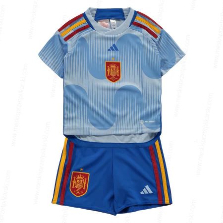Koszulka Hiszpania Koszulka Wyjazdowa Zestaw piłkarski dla dzieci 2022 – Koszulki Piłkarskie