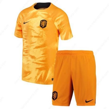 Koszulka Holandia Główna Zestaw piłkarski dla dzieci 2022 – Koszulki Piłkarskie