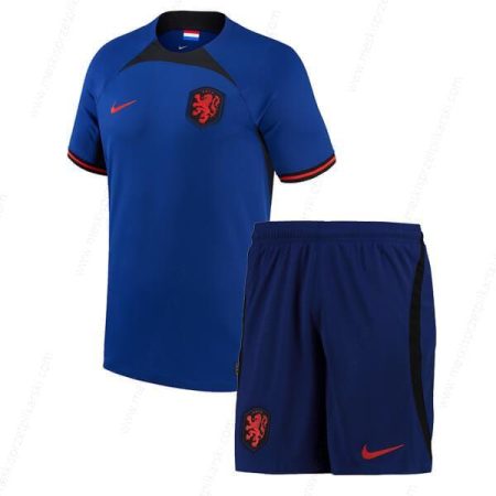Koszulka Holandia Koszulka Wyjazdowa Zestaw piłkarski dla dzieci 2022 – Koszulki Piłkarskie