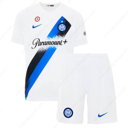 Koszulka Inter Milan Koszulka Wyjazdowa Zestaw piłkarski dla dzieci 23/24 – Koszulki Piłkarskie