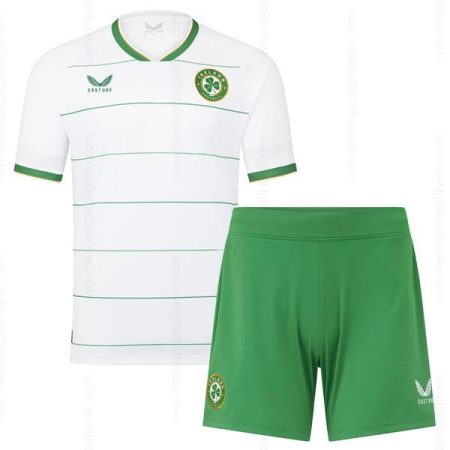 Koszulka Irlandia Koszulka Wyjazdowa Zestaw piłkarski dla dzieci 2023 – Koszulki Piłkarskie