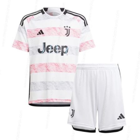 Koszulka Juventus Koszulka Wyjazdowa Zestaw piłkarski dla dzieci 23/24 – Koszulki Piłkarskie