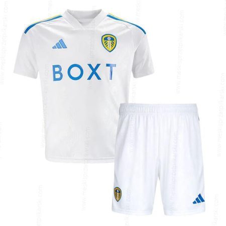 Koszulka Leeds United Główna Zestaw piłkarski dla dzieci 23/24 – Koszulki Piłkarskie