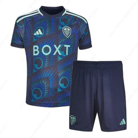 Koszulka Leeds United Koszulka Wyjazdowa Zestaw piłkarski dla dzieci 23/24 – Koszulki Piłkarskie