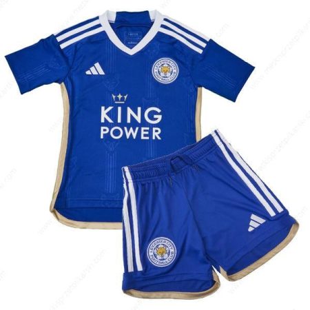 Koszulka Leicester City Główna Zestaw piłkarski dla dzieci 23/24 – Koszulki Piłkarskie
