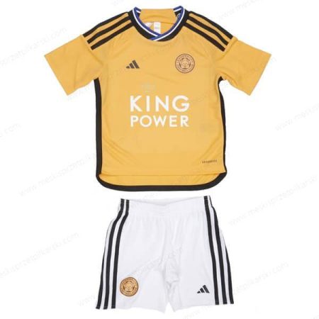 Koszulka Leicester City Trzeciej Zestaw piłkarski dla dzieci 23/24 – Koszulki Piłkarskie