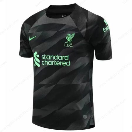 Koszulka Liverpool Czarny Goalkeeper 23/24 – Koszulki Piłkarskie