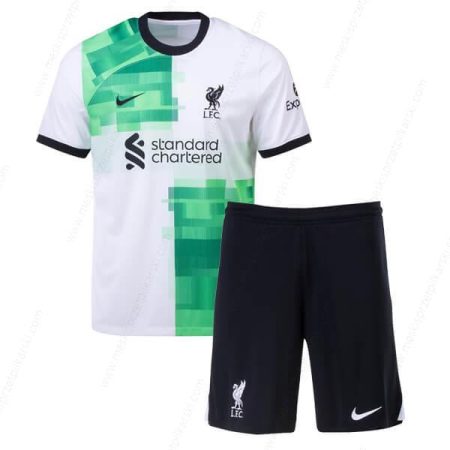Koszulka Liverpool Koszulka Wyjazdowa Zestaw piłkarski dla dzieci 23/24 – Koszulki Piłkarskie