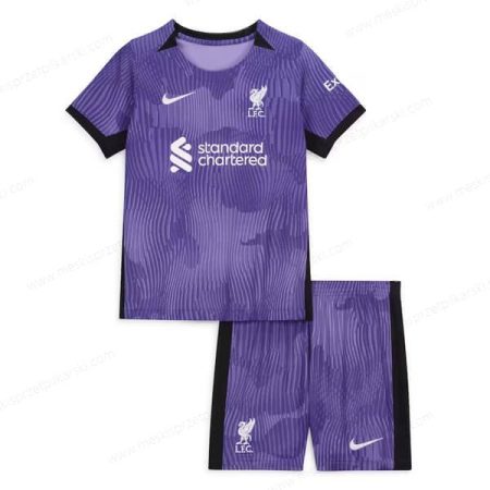 Koszulka Liverpool Trzeciej Zestaw piłkarski dla dzieci 23/24 – Koszulki Piłkarskie