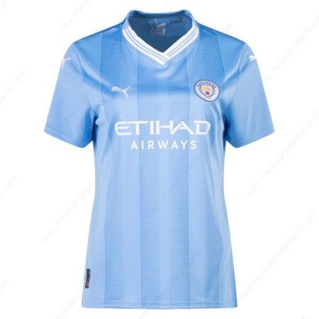 Koszulka Manchester City Główna Damskie 23/24 – Koszulki Piłkarskie