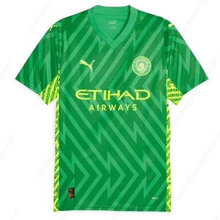 Koszulka Manchester City Goalkeeper 23/24 – Zielony – Koszulki Piłkarskie