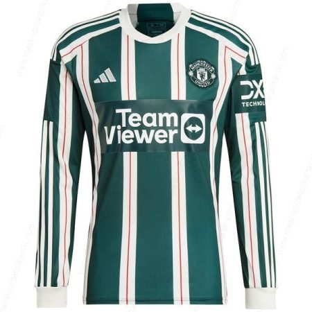 Koszulka Manchester United Koszulka Wyjazdowa Long Sleeve 23/24 – Koszulki Piłkarskie