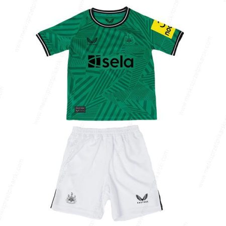 Koszulka Newcastle United Koszulka Wyjazdowa Zestaw piłkarski dla dzieci 23/24 – Koszulki Piłkarskie