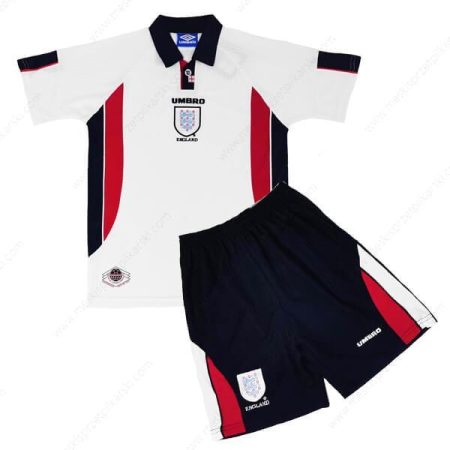 Koszulka Retro Anglia Główna Zestaw piłkarski dla dzieci 1998 – Koszulki Piłkarskie