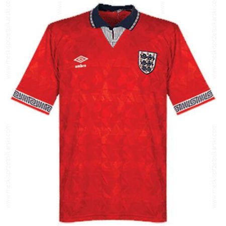 Koszulka Retro Anglia Koszulka Wyjazdowa 1990 – Koszulki Piłkarskie
