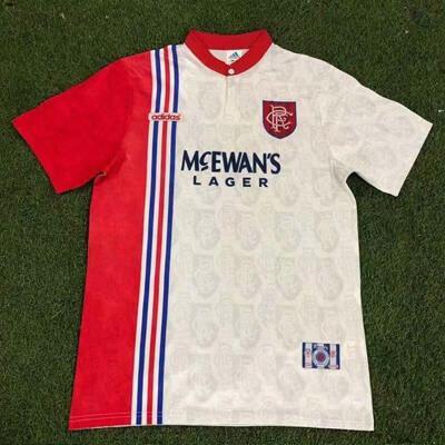 Koszulka Retro Rangers Koszulka Wyjazdowa 96/97 – Koszulki Piłkarskie