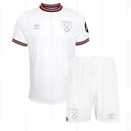 Koszulka West Ham Koszulka Wyjazdowa Zestaw piłkarski dla dzieci 23/24 – Koszulki Piłkarskie